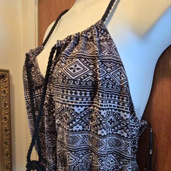 XXI NWOT Black & White Tribal Patterned Dress SzM - Picture 5 of 8